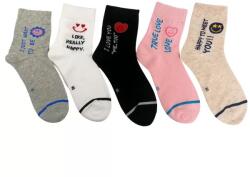  Női köztes szárú zokni 5pár (WP3506)