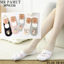  MrPamut Női pamut aranyos kisállatos bokazokni 5pár (WP6336)