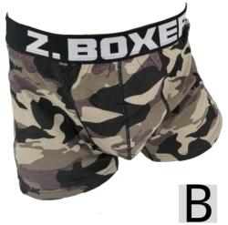  Férfi pamut bokszeralsó (Z105)