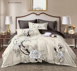 Luna ágynemű garnitúra 7 részes 5D krémszínű rózsa (LUNA-5D-7 51)