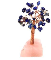 R. M. ékszer Ásványfa réz Lapis lazuli nyers rózsakvarc 10-11cm (017563)