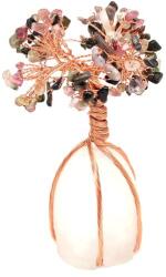 R. M. ékszer Ásványfa réz Turmalin vegyes 15cm (017552)