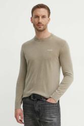 GUESS pulóver selyemkeverékből CHESLEY könnyű, sötétkék, M4GR06 Z3DN1 - zöld XXL