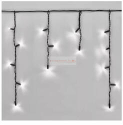 Braytron Flash csillogó LED jégcsap fényfüzér ghirlande hidegfehér 56+8 led 1, 6 méter toldható (BS03-00073)