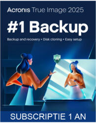 Acronis True Image Essentials 5 Computers - subscriptie 3 ani (HOGASJLOS21)