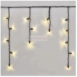 Braytron Flash csillogó LED jégcsap fényfüzér ghirlande melegfehér 56+8 led 1, 6 méter toldható (BS03-00070)
