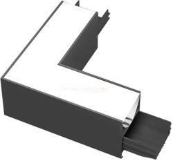 ELMARK Mennyezeti függeszthető lineáris LED lámpatest L toldó (8W) fekete ház - 4000K 100Lm/W (99POML40-BL)
