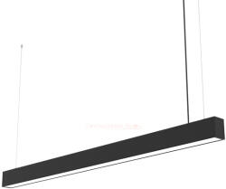 ELMARK Mennyezeti függeszthető lineáris LED lámpatest (24W) fekete ház - 4000K 100Lm/W (99POM602440-BL)