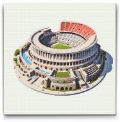 Gyémántszemes kirakó - Olasz Colosseum Méret: 50x50cm, Keretezés: Kartonlemezen, Gyémántok: Kerek