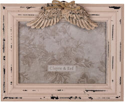Clayre & Eef Rama foto masa mdf roz vintage 24x3x19 cm, 18x13 cm (2F0887)