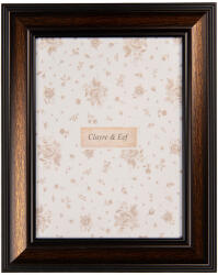 Clayre & Eef Rama foto masa plastic maro negru 18x2x23 cm, 13x18 cm (2F1230M)
