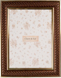 Clayre & Eef Rama foto masa plastic maro auriu 20x2x25 cm, 15x20 cm (2F1229L)