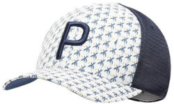 PUMA Palms Trucker P Snapback Cap White/Navy - magazinko