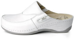 Batz Saboti dama, Batz, FC10-Alb, casual, piele naturala, ortopedici, cu platforma, alb (Marime: 38)