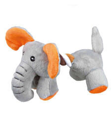 TRIXIE Jucarie pentru caini elefant de plus cu franghie 17 cm