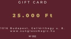 Sunglass Magic Ajándékkártya Ajándékkártya 25.000 Ft (Ajándékkártya 25.000 Ft)