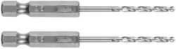GRAPHITE Csigafúró, 1/4" hatszög szárral, HSS DIN 338, 2, 5mm, 2db/cs (54T701) - neo24
