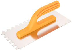 TOPEX Acél simító, fogazott, rozsdamentes, 280x130mm, 10x10x10mm fog (13A290) - neo24