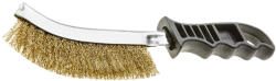 TOPEX SPIDKEFE, drótkefe, 240mm, réz, hullámos (14A523) - neo24