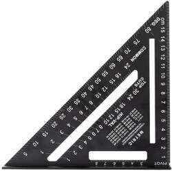 NEO TOOLS Talpas derékszög, alumínium, 45 fokos szárral, mérőskálával, 183mm (72-102) - neo24