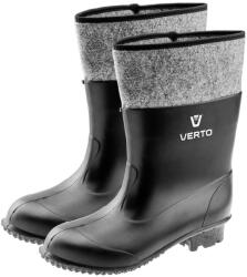 VERTO Gumicsizma, filc belsővel, PVC, méret: 43 (15G904) - neo24