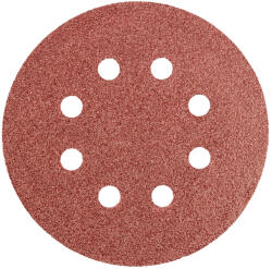 GRAPHITE Csiszolópapír, tépőzáras 125mm, K60, 8 lyukkal, 5db (55H940) - neo24