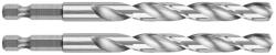 GRAPHITE Csigafúró, 1/4" hatszög szárral, HSS DIN 338, 7, 5mm, 2db/cs (54T714) - neo24