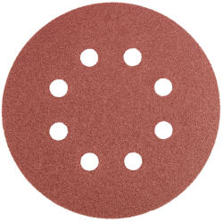 GRAPHITE Csiszolópapír, tépőzáras 125mm, K120, 8 lyukkal, 5db (55H943) - neo24