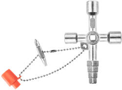 NEO TOOLS Univerzális épületgépészeti kulcs, fűtés, szaniter, klíma, szellőzés, elektro, gáz, víz (01-402)