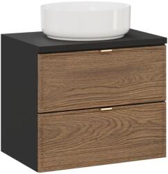 Comad Set dulap Comad Talia Casella TALIA CASELLA 82-60-46-2S, lavoar Comad Maja UN-MAJA-GW, BLACK 89-60-46 L (SETTCBBLACK60CMUNMAJA)