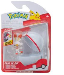 Jazwares Pokémon: Clip 'N Go figuracsomag - Scorbunny Premier Ball (PKW3642) - jateknet