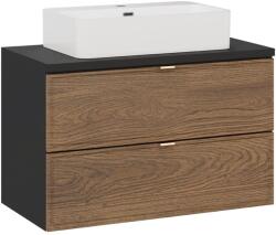 Comad Set dulap Comad Talia Casella TALIA CASELLA 82-80-46-2S, lavoar Comad Trust 2 TRUST 2 WHITE ( E-6282 ), BLACK 89-80-46 L (SETTCBBLACK80CMUNTRUSTWH)
