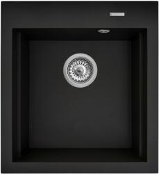 Pyramis Siros chiuvetă din granit 47x51.5 cm negru 070168901 (070168901) Chiuveta