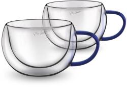 Lamart Thermo pohár LT9113 VASO Cappuccino készlet 270 ml 2 db kék (LT9113 SET 2 CAPP. MODRÝ 270 VASO LAMAR)