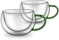 Lamart VASO LT9112 cappuccino pohár készlet, 2 darabos, 270ml (LT9112 SET 2 CAPP.ZELENÝ 270 VASO LAMAR)