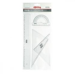 rOtring víztiszta 4db-os vonalzókészlet (NRR0221370) (NRR0221370)