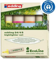 edding 24 Ecoline 4db-os vegyes színű szövegkiemelő (7580177004) (7580177004)