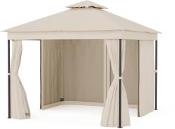 Blumfeldt Mondo Dual pavilon 3x3 dupla tetővel és szúnyoghálóval (GDI17-MondoDual3x3B) (GDI17-MondoDual3x3B)