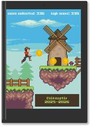 TopTimer Diák zsebkönyv TOPTIMER papírborító B/6 heti 120x170mm Tigris 2025-2026 27D100J-00I (27D100J-00I)