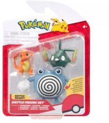 Jazwares Pokémon: 3 db-os figura csomag - Charmander, Trubbish, Poliwhirl (PKW4084) - jatekbolt