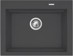 Pyramis Siros gránit mosogató 67x51.5 cm szürke/grafit/onix 070094401 (070094401)