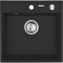 Pyramis Camea gránit mosogató 40x40 cm fekete 070168201 (070168201)