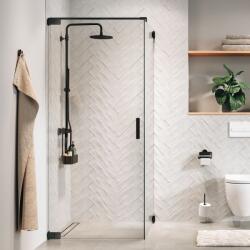 Sealskin Pure zuhanyajtók 90 cm dönthető grafit csiszolt/átlátszó üveg PU160906145100 (PU160906145100)