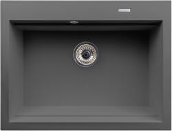 Pyramis Siros gránit mosogató 67x51.5 cm szürke/grafit/onix 070094301 (070094301)