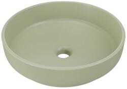 Comad River 1 mosdótál 40x40 cm kerek mosdótálak zöld RIVER 1 OLIVE GREEN MATT UN 40 ( E-6595 ) (RIVER1OLIVEGREENMATTUN40)