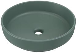 Comad River 1 mosdótál 40x40 cm kerek mosdótálak zöld RIVER 1 FOREST GREEN MATT UN 40 ( E-6595 ) (RIVER1FORESTGREENMATTUN40)
