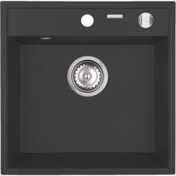 Pyramis Camea gránit mosogató 40x40 cm fekete 070057901 (070057901)