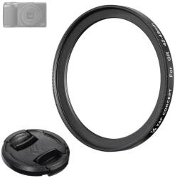  K&F Concept Ricoh GR 42-49mm adapter gyűrű + objetívsapka szett