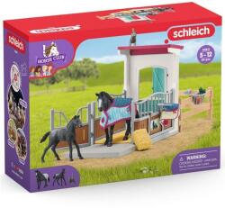 Schleich Schleich: Horse Club - Lovas box kancával és csikóval játékszett (42611) (SLH42611) - innotechshop