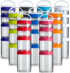 Blender Bottle - Gostak Starter Pack - 4-részes Tároló Doboz Szett - Ciánkék